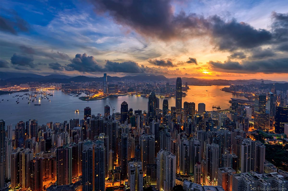 Hong Kong skyline over Victoria Harbour representing international study opportunities in Hong Kong
