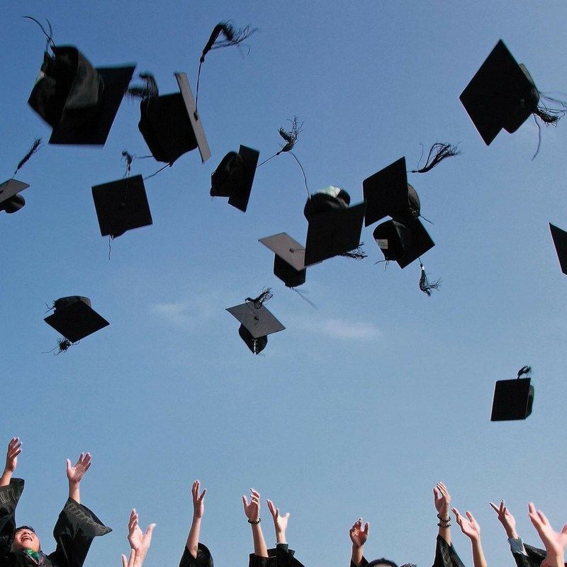 University graduation celebration for international students